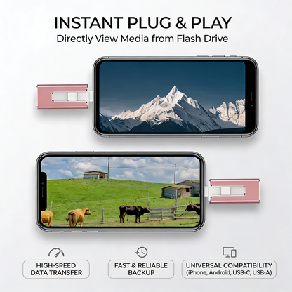 iPhone/Android USB Backup Drive